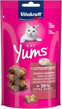 Vitakraft Cat Yums - gefüllt mit Leberwurst (40g)