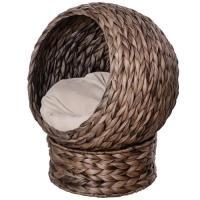 PawHut Rattan Katzenkorb