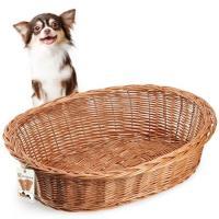 KADAX Hunde und Katzenliege aus Weide (11x50x38cm)